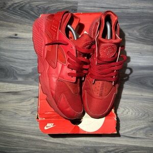 Nike Red Athletic Sneakers Bold Design